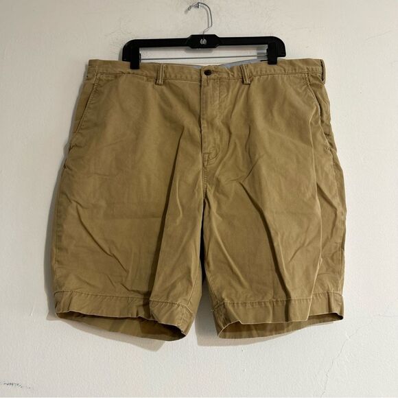Polo Ralph Lauren 9" Stretch Classic Fit Chino Shorts Khaki Tan Size 40 - Picture 2 of 9